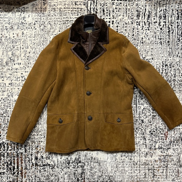 Allen Edmonds Men’s Lambskin Shearling Coat NWT